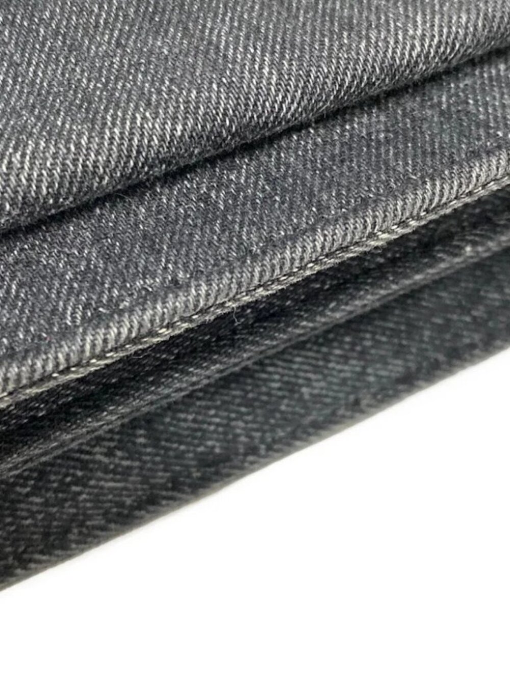 SAINT LAURENT PARIS Sunset Medium 442906 Black Denim Shoulder Bag - Picture 7 of 15